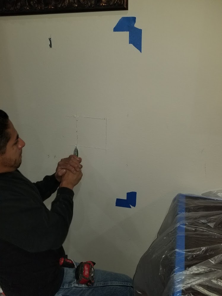 Residential wall safe installation, coastal locksmith inc, residential locksmith, safe locksmith, orange county locksmith, Irvine locksmith