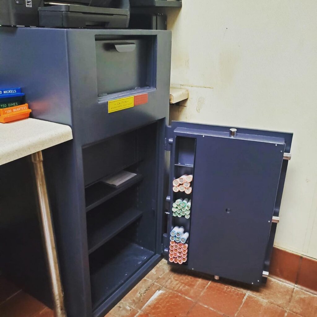 Safe Installation, Wendy's, Orange County Locksmith, Coastal Locksmith Inc, local locksmith, safe locksmith, commercial locksmith, floor safe, AMSEC Depository Safe