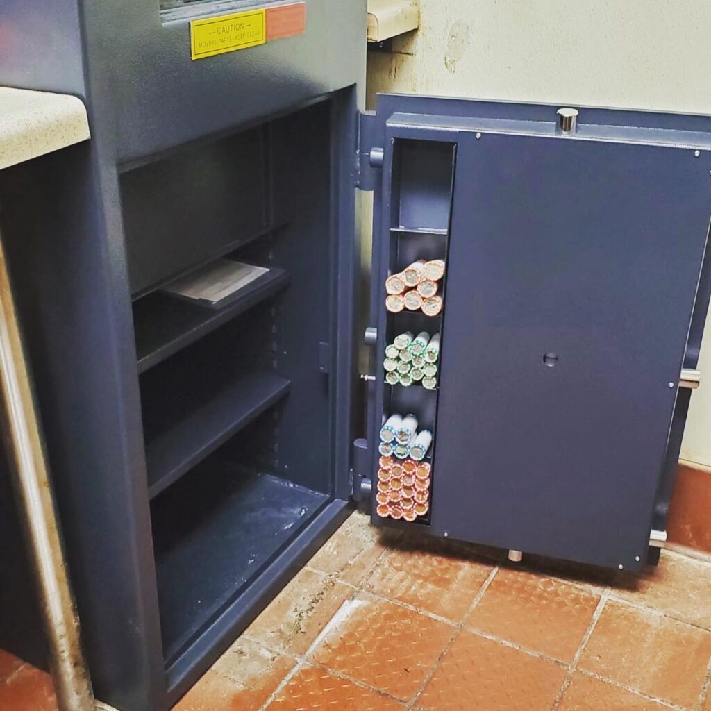 Safe Installation, Wendy's, Orange County Locksmith, Coastal Locksmith Inc, local locksmith, safe locksmith, commercial locksmith, floor safe, AMSEC Depository Safe